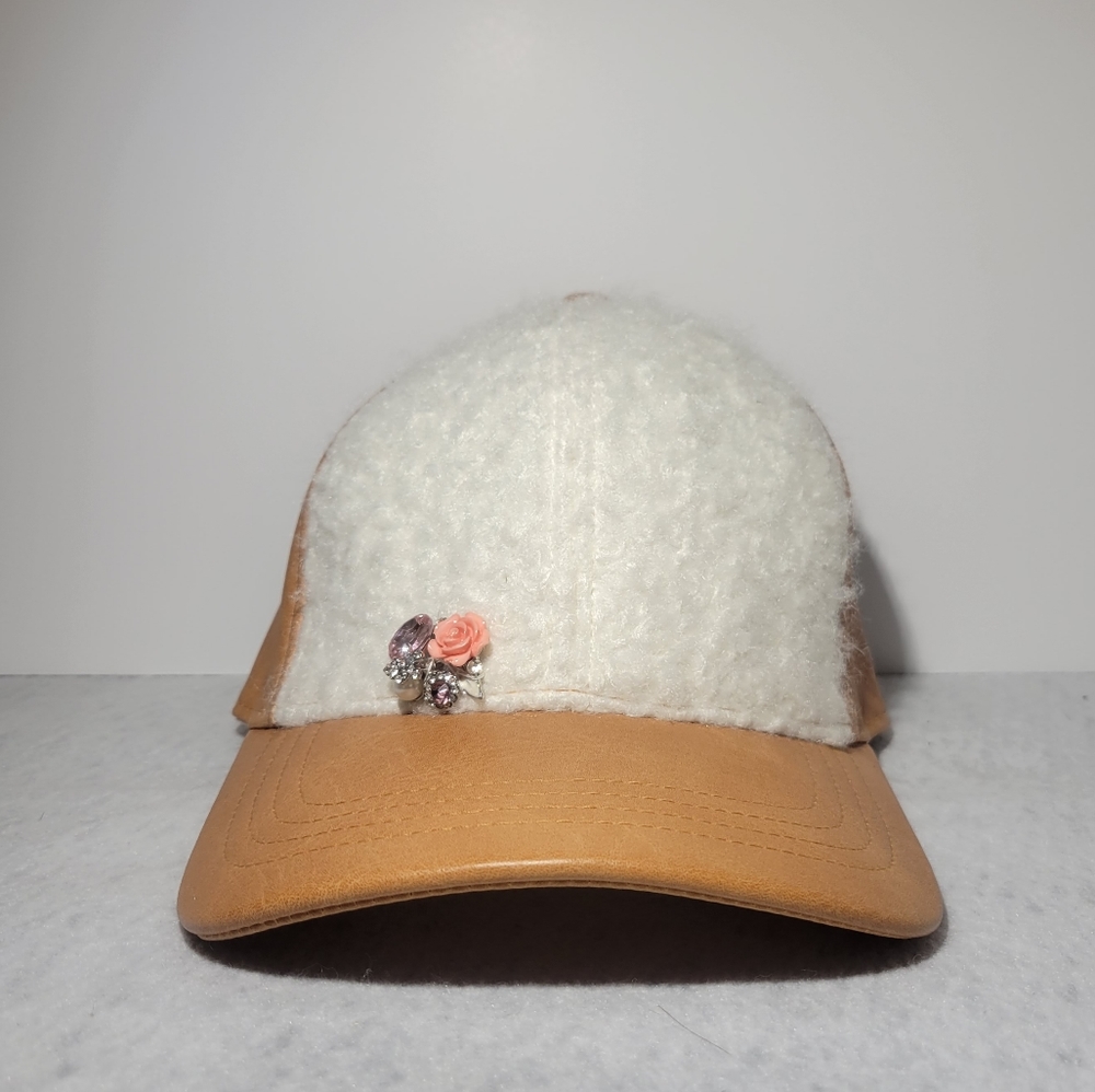 Universal Thread Goods Co  Baseball Hat Brown Faux Leather & Sherpa